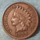 1898 Indian Head Penny Small Cent United States Coin #326