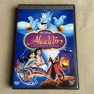 Walt Disney Aladdin (DVD 1992 2-Disc Platinum) Original Animated Robin Williams - Image 1 of 4