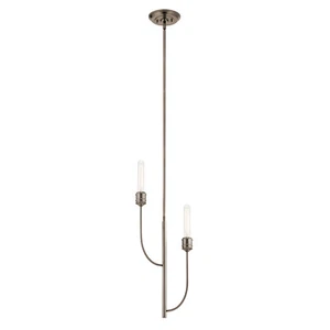 Hatton 2-Light 2" Pendant Light in Classic Pewter - Picture 1 of 4