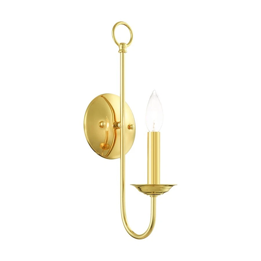 Livex Lighting 42681 Estate 1 Light 16" Tall Wall Sconce - Brass