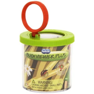 Navir Bug Viewer Plus Deluxe Double Magnifying Container Flowers Coins Stamps - Picture 1 of 1
