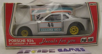 VOITURE 1/25 PORSCHE 924 GT CARRERA LE MANS - POLISTIL 1981 (vendeur pro) - Photo 1/4