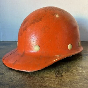 VTG 1970s Made In Germany + USA Fibre Metal SuperGlas Hard Hat Helmet DIN 4840 - Picture 1 of 22