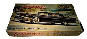 1958 Ford ThunderBird Plastic Model Kit-By Aurora-1/32 Scale Model-with HTF Box - Picture 1 of 5