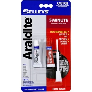 Selleys Araldite 5 Minute Epoxy Adhesive 8ml Holds upto 75kg - Picture 1 of 1