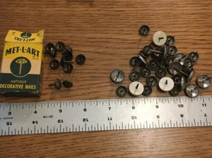 Met-L-Art Antique Upholstery 9H Bronze Look, Chrome, White, And More 46 Pcs - Picture 1 of 7