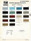 1975 CHRYSLER NEW YORKER NEWPORT CORDOBA TOWN & COUNTRY IMPERIAL PAINT CHIPS R-M