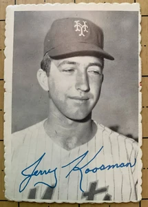 1969 TOPPS BASEBALL DECKLE - JERRY KOOSMAN #25 - Picture 1 of 2