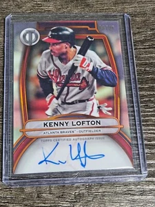 2025 TOPPS TRIBUTE BASEBALL #TA-KL - KENNY LOFTON AUTO / ORANGE / 25 - Picture 1 of 3