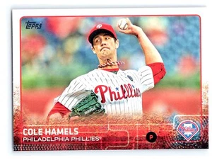 2015 Topps Baseball #10 Cole Hamels   Philadelphia Phillies - Picture 1 of 2