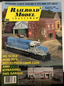 Eisenbahn Modell Handwerker Juli 1988 UP Park City Depot Zeichnungen Aufwertung Güterwagen - Bild 1 von 1