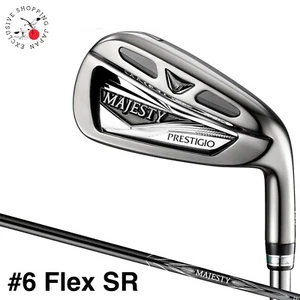 MAJESTY Prestigio Obsidian Iron Club #6 2023 Men's LV755 Graphite Shaft Flex SR - Picture 1 of 7