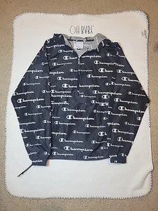 Chaqueta con Capucha Champion Para Hombre Empacable Logo Media Cremallera Talla XS Medidas - Imagen 1 de 7