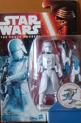 FIRST ORDER SNOWTROOPER STAR WARS FORCE AWAKENS ACTION FIGURE HASBRO - Image 1 of 3