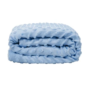 Baby Blanket Newborn Soft Plush Blankets 75 x 100cm for Cot Bed Babies Boy Girl - Picture 1 of 17