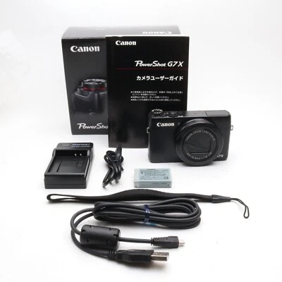 【Near Mint,W/Box】Canon PowerShot G7 X 20.2MP Digital Camera Black from Japan - Image 1 of 4