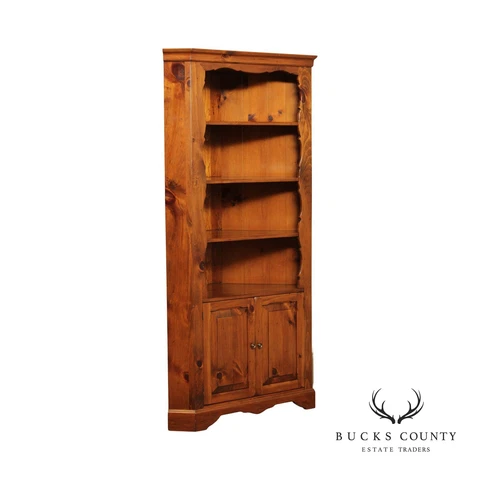 Plymwood Early American Style Pine Corner Cupboard Cover