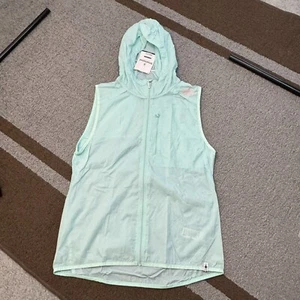 SmartWool Merino Sport UltraLight Vest Bleached Aqua Activewear Hoodie NWT SMALL - Picture 1 of 11