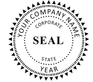 Custom Corporate Seal Shiny Embosser Hand-Held-Corporate Seal Embosser-Office Se - Picture 1 of 5