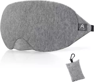 Mavogel Schlafmaske aus Baumwolle Lichtblockierende Augenmaske Schlafbrille - Bild 1 von 8