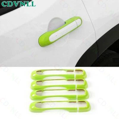 Para Jeep Renegade 2016-2023 Verde Brillante Exterior Manija de Puerta Lateral Marco Borde 8* Foto 1 de 4
