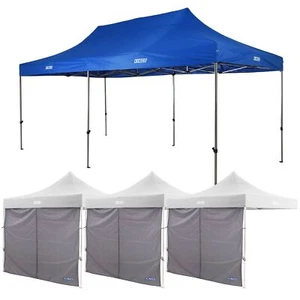 Adventure Kings Portable Gazebo 6mx3m + 3x Gazebo Side Wall 2.85mx2.85m - Picture 1 of 9