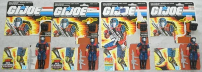 1986 Cobra Vipers v1 Army Builder Figure Lot G.I. GI Joe 3.75 ARAH 100% Complete - Image 1 of 4