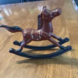 Vintage Gusseisen Schaukelpferd - EUC - Bild 1 von 2