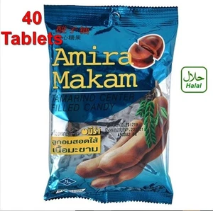 Tamarind Hard Candy  120 g Amira Makam 40 Individual Wrap Sweet & Sour Halal - Picture 1 of 8