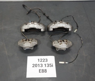 ✅ JUEGO PINZAS FRENO TRASERO DELANTERO IZQUIERDO DERECHO BMW E82 E88 135 OEM M-SPORT BREMBO Foto 1 de 4