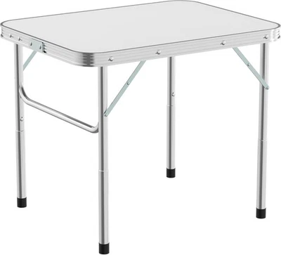 FOLDABLE 2FT PICNIC TABLE CAMPING TABLE OUTDOOR WHITE PORTABLE FOLDING DESK - Image 1 of 4