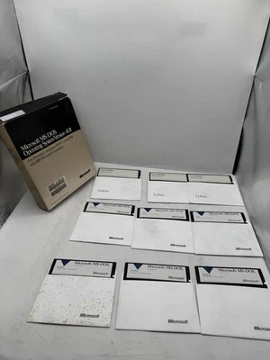 Microsoft MS-DOS 4.01 Operating System Version 5.25 Disks UNTESTED 9 Discs As Is - Image 1 of 4