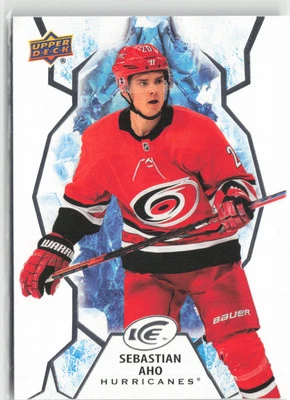 2021-22 Upper Deck Ice #71 Sebastian Aho - Image 1 of 2