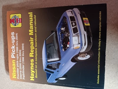 Nissan Frontier Pickup Pathfinder Xterra Haynes Repair Shop Service Manual book - Image 1 of 4