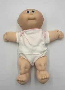 1985 Coleco Cabbage Patch Kids Doll Blue Eyes No Hair Bald - Picture 1 of 8