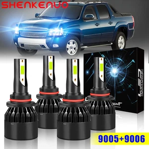 LED Headlights High Low Beam bulbs For Chevrolet Avalanche 1500 2500 2002-2006 - Bild 1 von 9