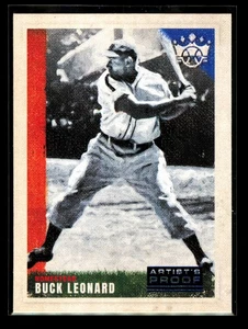 Panini Diamond Kings 2022 impresión corta Buck Leonard #139 (RC) prueba de artista azul - Imagen 1 de 2