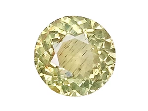1.77cts Yellow natural apatite round cut loose gemstones "see video" - Picture 1 of 3