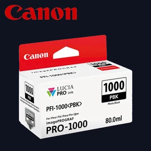 Inchiostro Canon PFI-1000 (PBK) nero fotografico 80 ml per iPF PRO-1000 - Foto 1 di 1