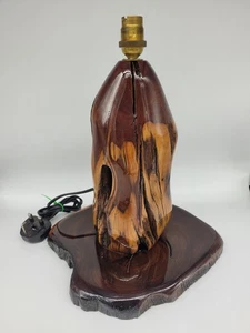Driftwood Lamp Table Desk Light Unique One Off Handmade Stunning Vintage  - Picture 1 of 17