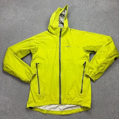 Chaqueta Patagonia Adulto Pequeña Verde Torrentshell Cortavientos Capucha Abrigo de Lluvia Para Hombres* Foto 1 de 4