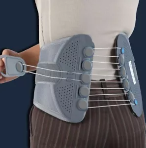 Soporte de columna vertebral esguince tensión lesión cintura cuerno campana nuevo - Imagen 1 de 8
