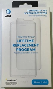 NUEVO AT&T Protector de Pantalla Premium Vidrio Templado para Apple iPhone 13 mini (5.4") - Imagen 1 de 2