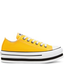 converse platform gialle