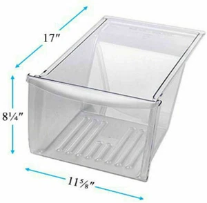 Crisper Pan Drawer for Frigidaire LFTR1814LW9 FFTR1814QW1 FRT18L4JW2 FRT18S6JS4 - Picture 1 of 9