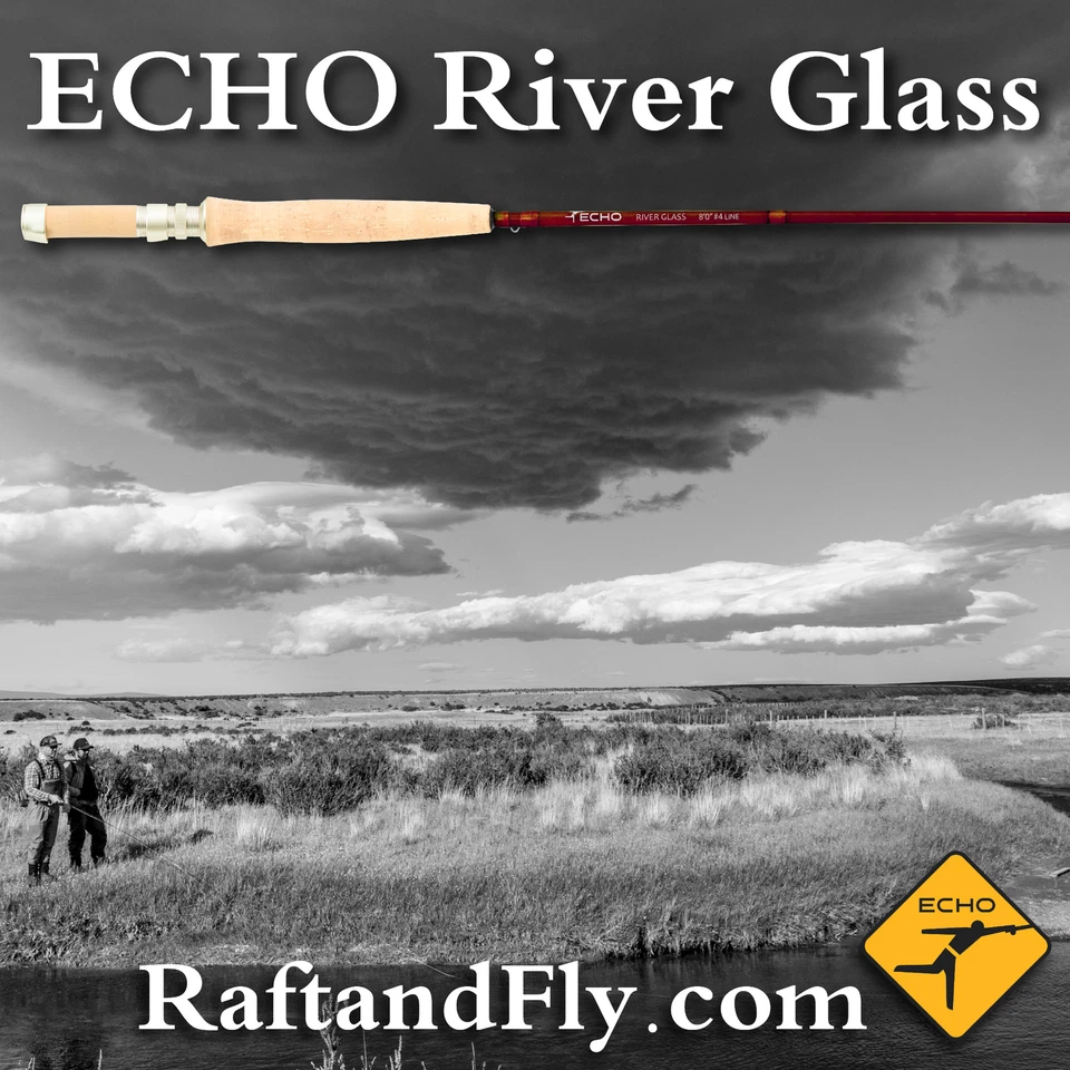 Echo River Glass 4wt Caramel Amber 7'6" - Free Shipping Lifetime Warranty - Image 1 of 2