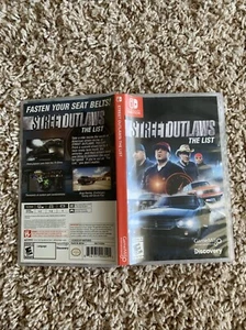 Estuche de repuesto vacío + ¡SOLO ilustraciones! Street Outlaws The List - Nintendo Switch - Imagen 1 de 7