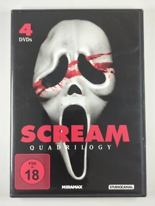 Scream Quadrilogy (4 DVDs) - Gebr. - Wes Craven Filme, Teil 1+2+3+4 - FSK18 - Bild 1 von 4