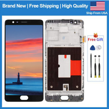 LCD Display Screen Touch Digitizer Frame Replace For Oneplus 3 / 3T A3000 A3003