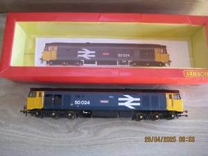 HORNBY RAILWAYS OO R3263 BR CO CO CLASS 50 No 50024 VANGUARD DIESEL LOCO. - Picture 1 of 6